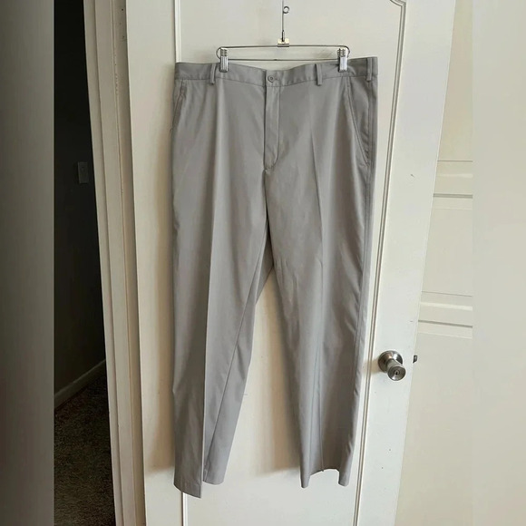 Men's  Chino Golf Trousers, Grayish Beige, size 36, 32 Length - Picture 3 of 13